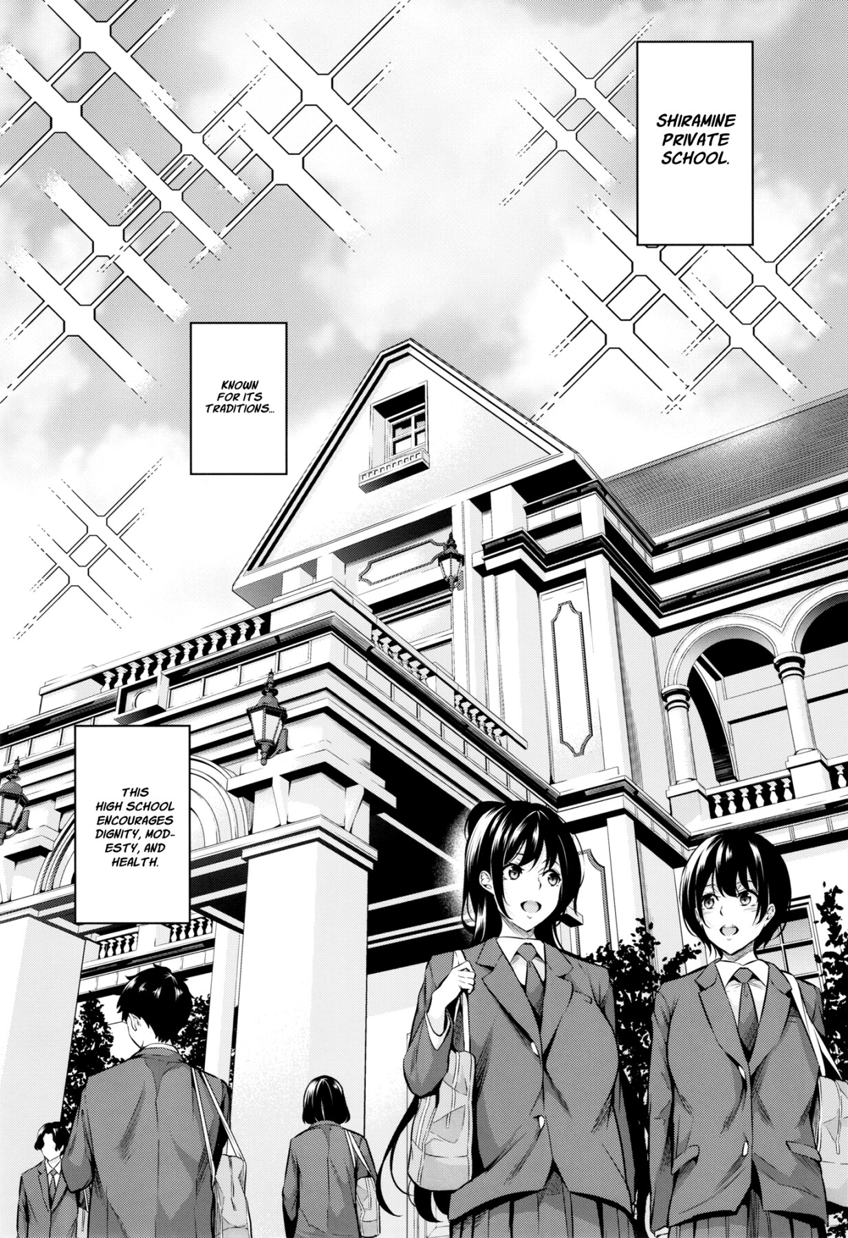 Hentai Manga Comic-Sow President of the Shiramine Academy-Read-2